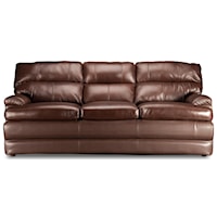 Top Grain Leather Match Sofa